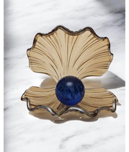 Büyük Boy Cam Dekoratif Toplu İstiridye Obje Biblo