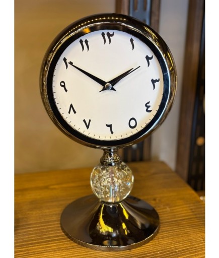 Dekoratif Arapça Harf Dekorlu Metal Dekoratif Saat