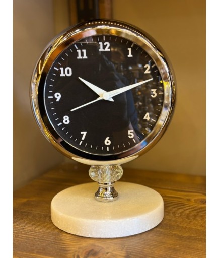 Dekoratif Mermer Standlı Saat