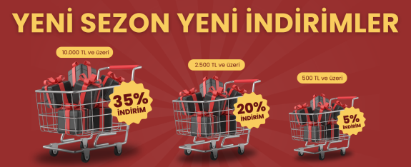 Yeni üye %30 indirim
