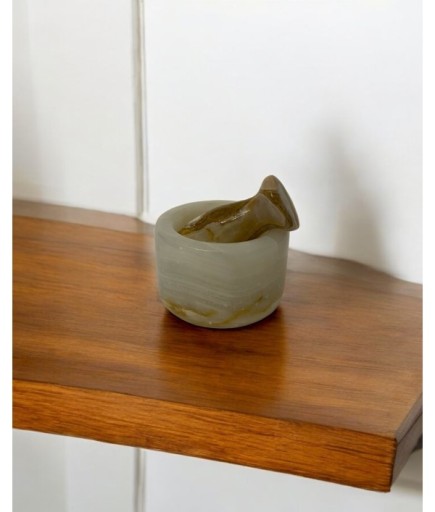 Mermer Açık Renk Havan Sarımsak Döveceği