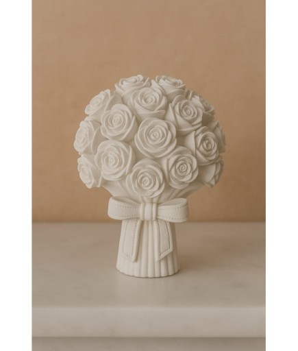 El Yapımı Dekoratif Gül Buketi Kokulu Taş 9 x 7 Cm