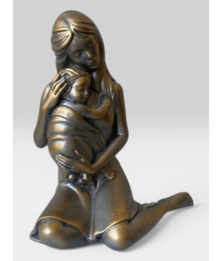 Anne ve Bebek Figürlü Polyester Dekoratif Biblo