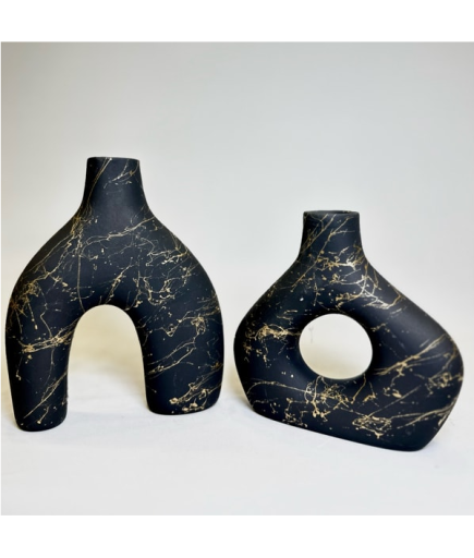 GAGA-1207 2 'Lİ MODERN VAZO SET