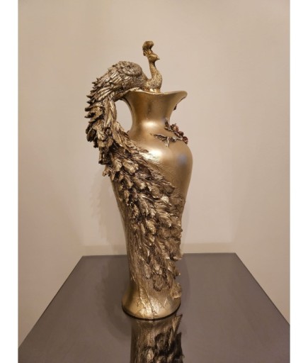 TAVUSKUŞU VAZO SİYAH