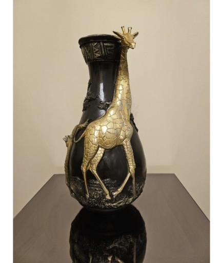 ZÜRAFA VAZO PARLAK MODEL SİYAH