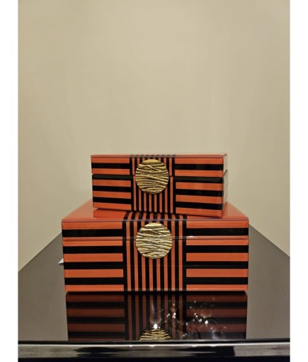 LÜX AKSESUAR CAM TAKI KUTUSU	TURUNCU